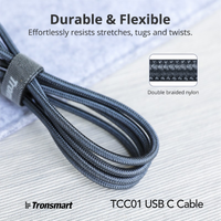 Tronsmart TCC01 4ft USB-C to USB-C 2.0 Cable