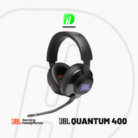 JBL Quantum 400 | USB over-ear gaming headset with game-chat dial